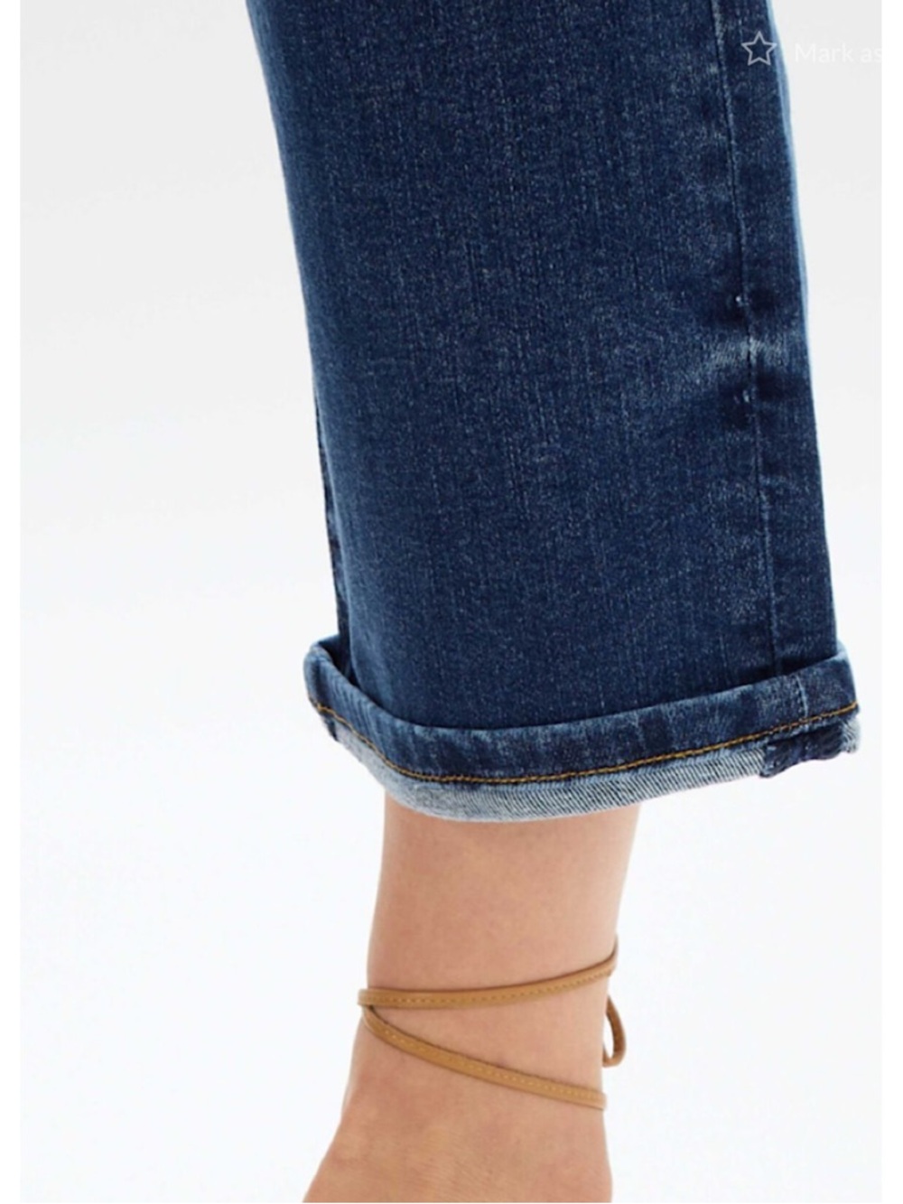 Judy Blue Wide Leg Dark Wash High Rise Distressed Jeans size 9/29 - Picture 3 of 10